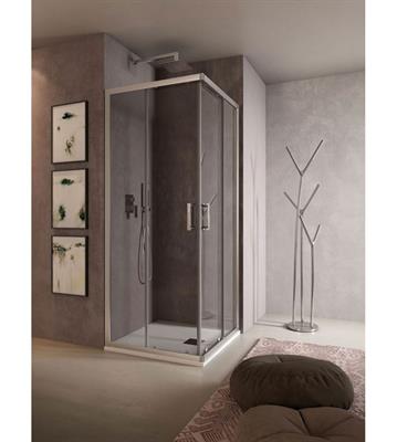 Box doccia venere evo angolare 70x70 h 190 cm cristallo trasparente 6 mm