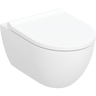 VASO GEBERIT ACANTO 502.774.00.1 RIMFREE SOSPESO CON COPRIVASO SOFT-CLOSE