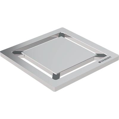 Griglia copripiletta design square geberit 154.312.00.1 per sifone doccia 80x80 mm