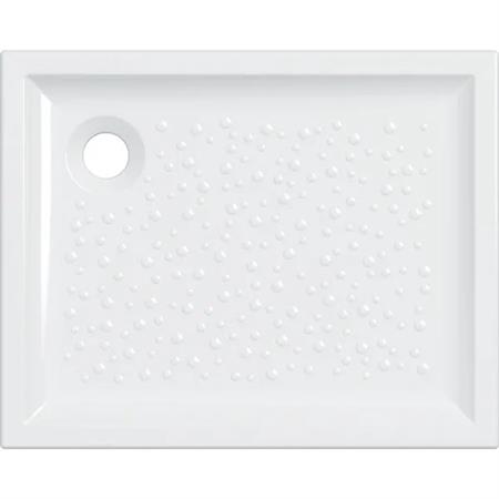 Piatto doccia geberit bastia rettangolare 70x90 in ceramica h 7cm