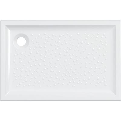 Piatto doccia geberit bastia rettangolare 80x120 in ceramica h 7cm