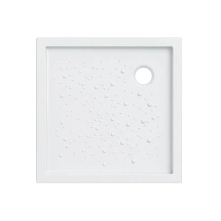 Piatto doccia geberit bastia quadrato 70x70 in ceramica h 7cm